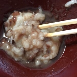 あんこ餅で簡単おしるこ